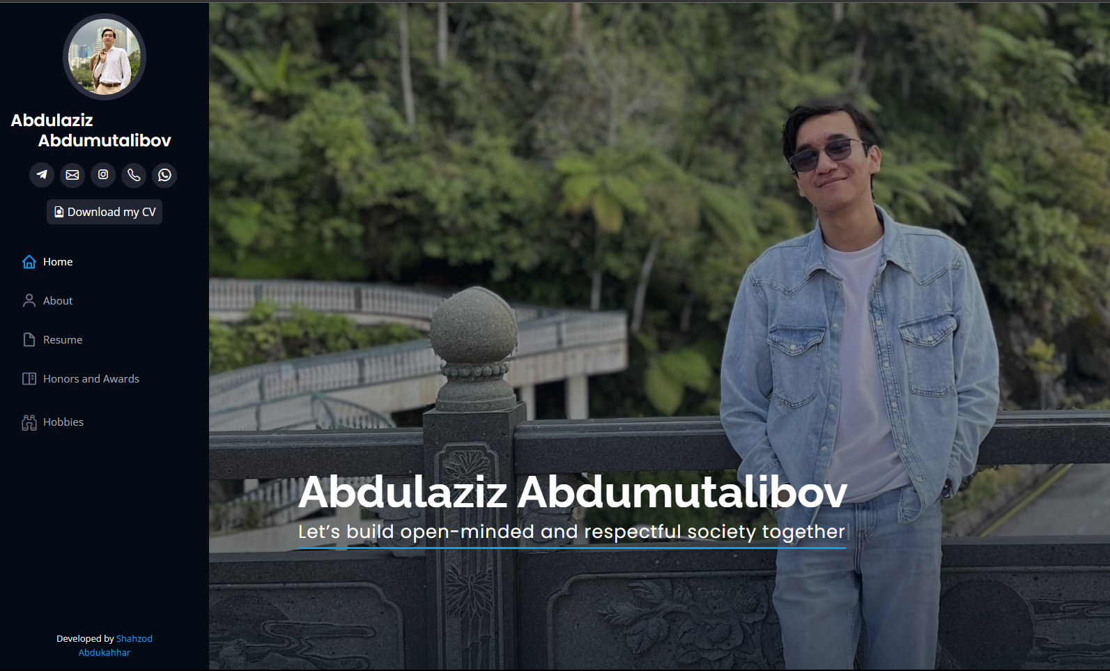 Ali Abdulaziz Personal Website